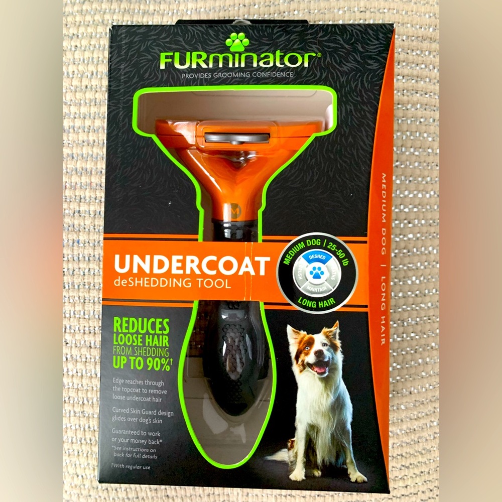FURMINATOR 🐾UNDERCOAT DESHEDDING TOOL DOG GROOMING NWT SEALED BOX